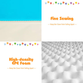 4-Piece Kids Climb Crawl Playset for Nursery and Kindergarten