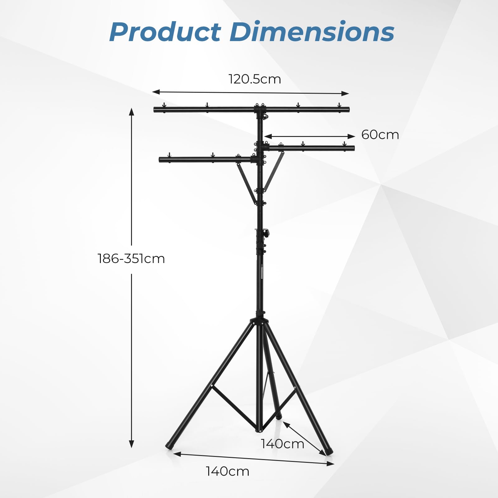 Giantex Audio Mobile DJ Light Stand, LED Light Stand