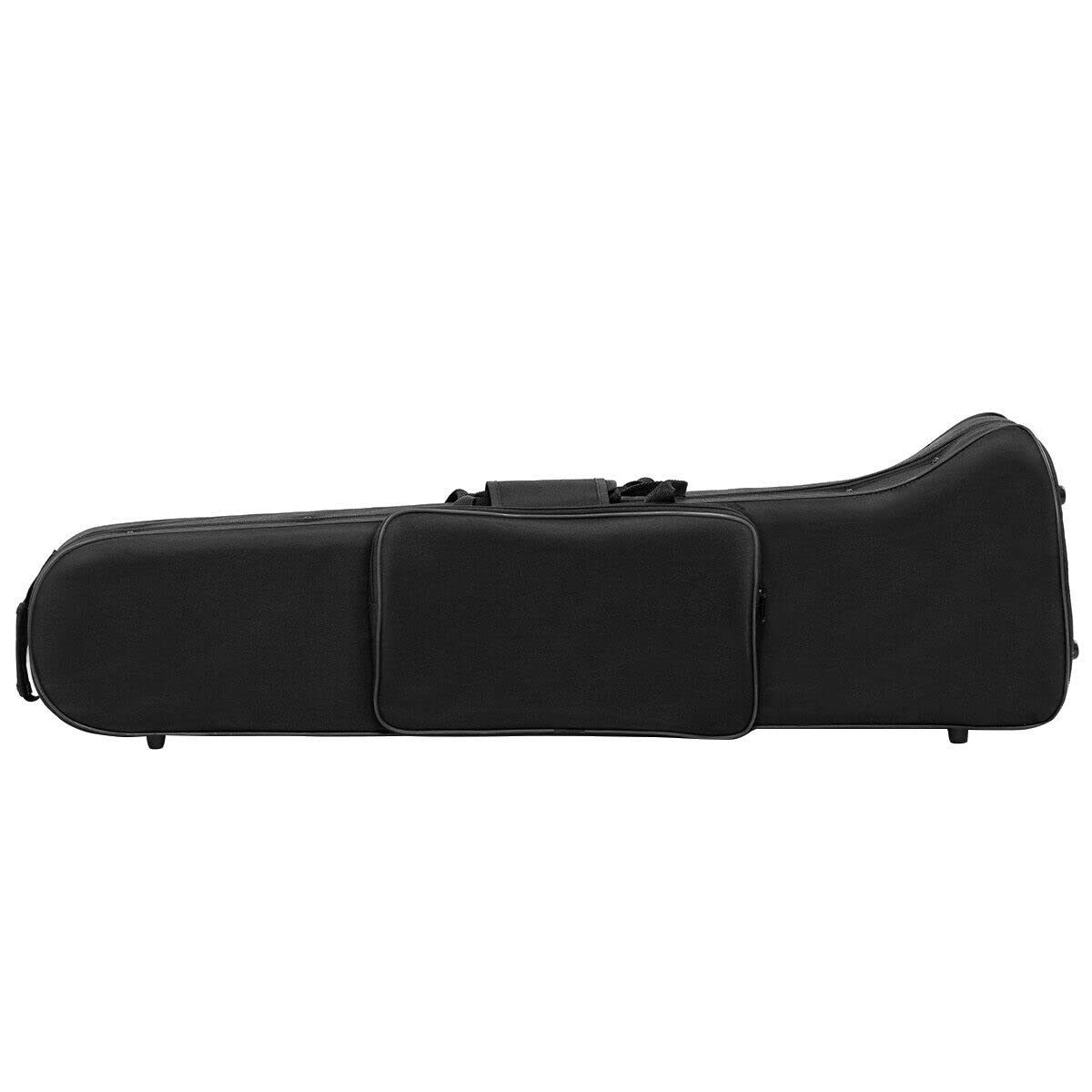 B Flat Tenor Slide Trombone Brass, B Flat Wind Instrument for Kids Adults with Case