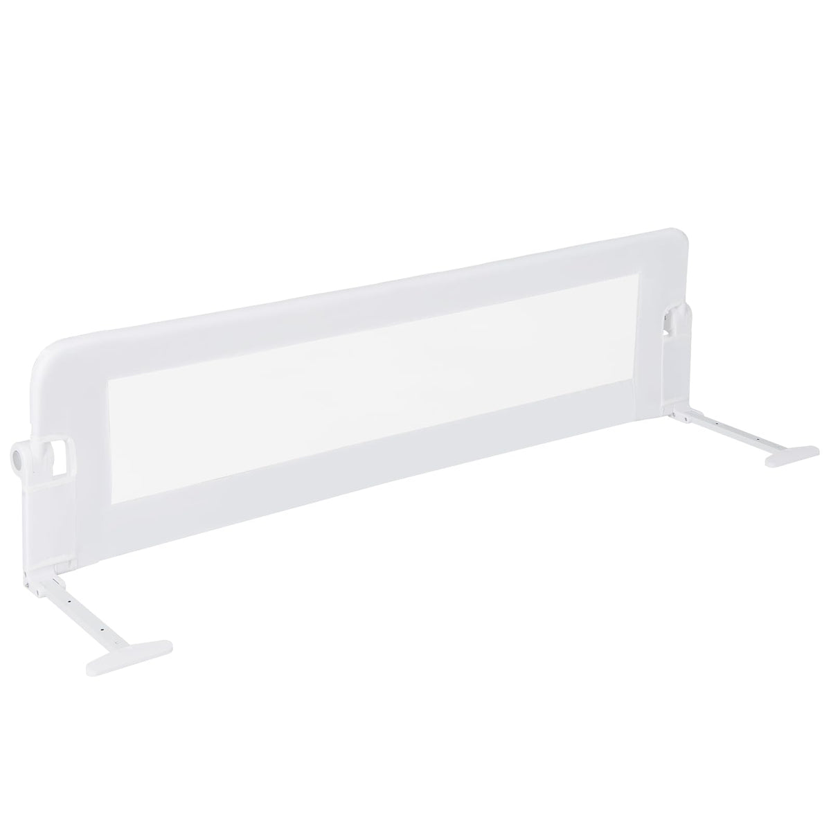 BABY JOY 152 x 42 cm Swing Down Baby Bed Guard Rail w/Adjustable Safety Strap