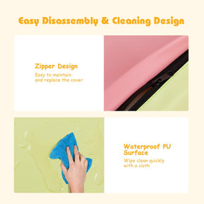 BABY JOY 5-Piece Kids Climb & Crawl Activity Playset, Lightweight Soft Foam Block Activity Play Structures