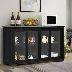 Giantex Kitchen Storage Sideboard, Buffet Storage Cabinet w/Adjustable Shelf