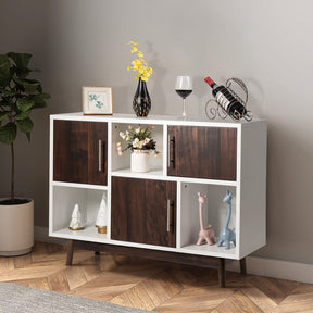 Giantex Buffet Cabinet, Modern Sideboard with 3 Doors, TV Console Center, Buffet Table Cupboard