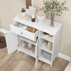 Giantex Bathroom Floor Cabinet, Freestanding Kitchen Cupboard Storage Organizer