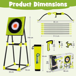 4 in 1 Throwing Target Set, Kids Throwing Game w/Bristle Target