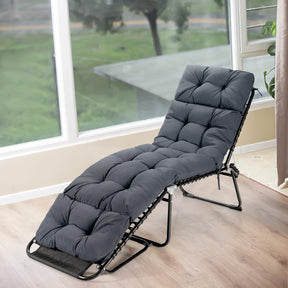 186 x 56cm Patio Lounge Chair Cushion Non-Slip High Back Chair Cushion for Lawn