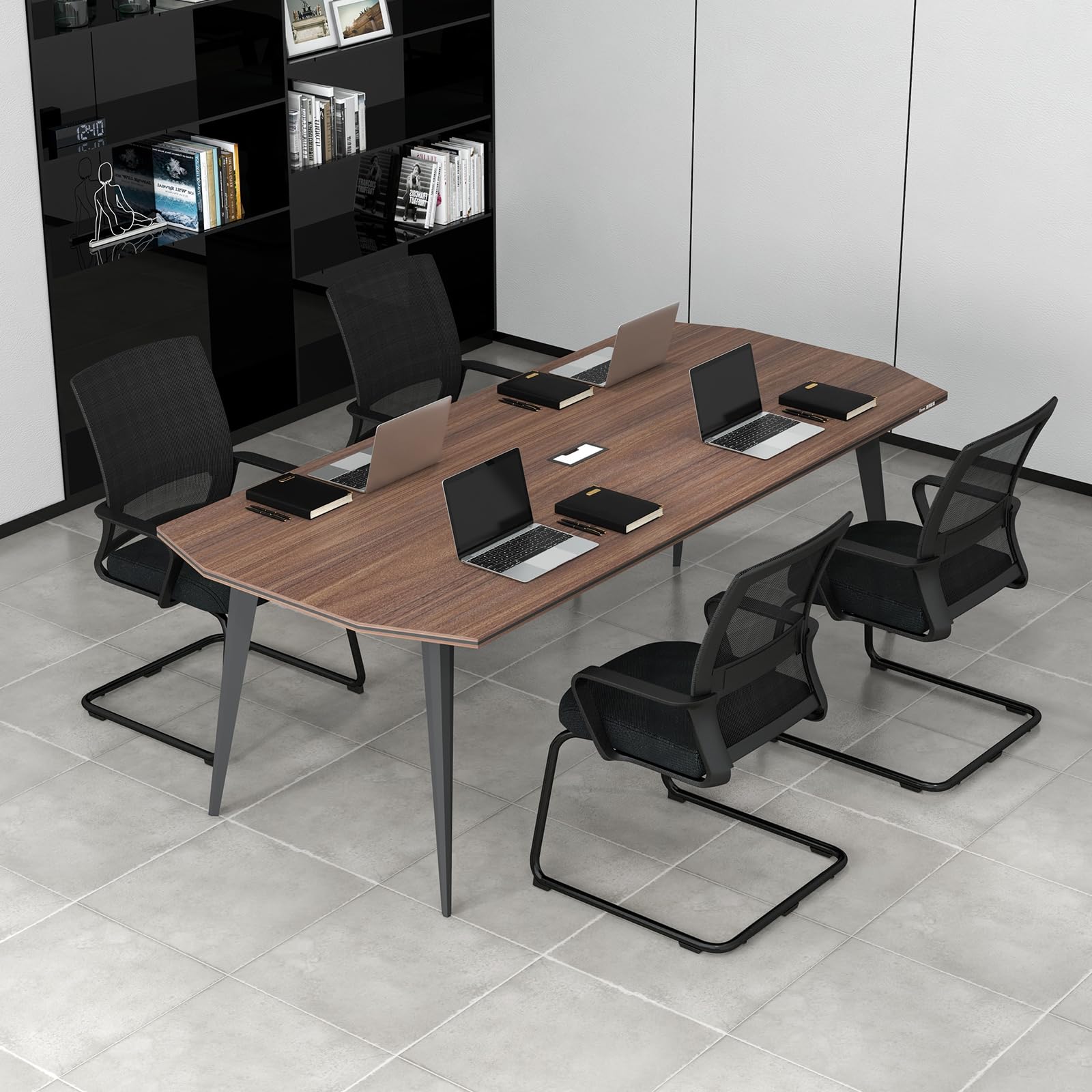Giantex Office Guest Chair, Conference Reception Chair w/Lumbar Support & Sled Base