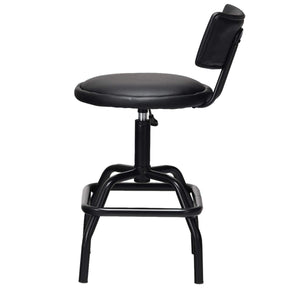 Giantex Adjustable Height Bar Stool, 360 Degree Swivel barstool, Black