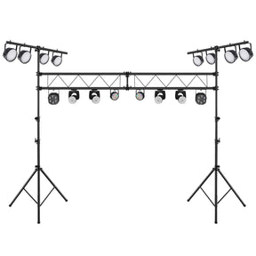 Giantex 4m Lighting Truss System, Heavy Duty Metal Lighting Stand with Adjustable Height