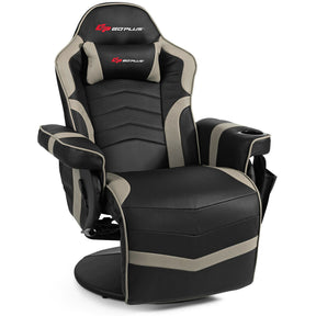 Ergonomic High Back Massage Gaming Chair with Pillow