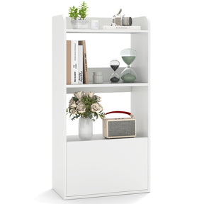 Bookcase with Drawer Freestanding Bookshelf Storage Rack for Living Room