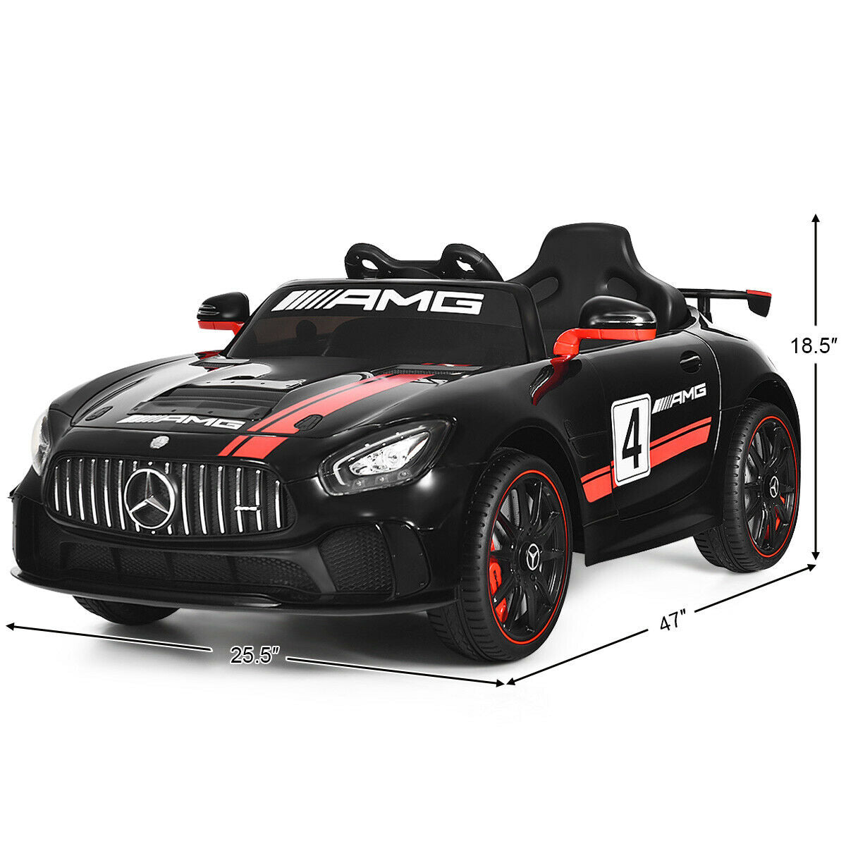 12V Mercedes Benz Kids Ride On Car with Remote Control