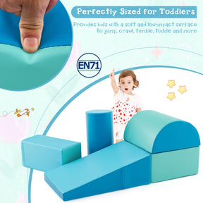 Kid Crawl Climb Foam Shapes Playset for Toddler