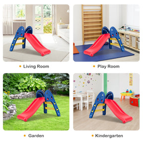 Kid Folding Sliding with Triangle Structure for Garden Patio Kid Room and Living Room