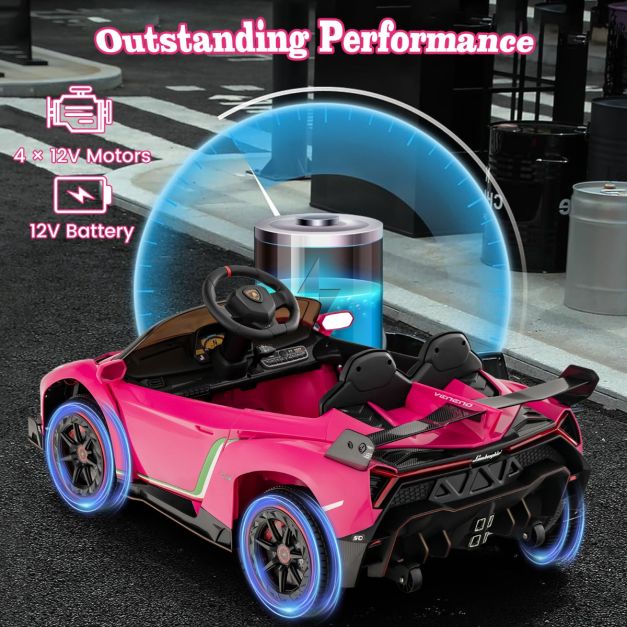 Licensed Lamborghini 4WD Kids Ride-on Sports Car for Kids