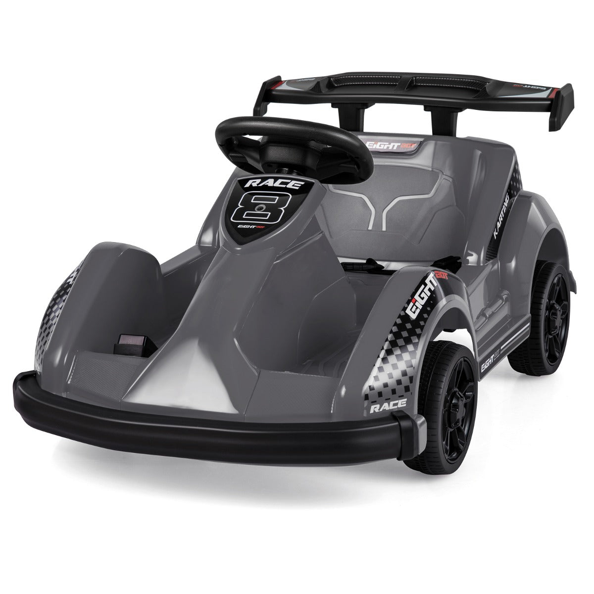 Kids Electric Go Kart with Remote Control for 3+ Years Old