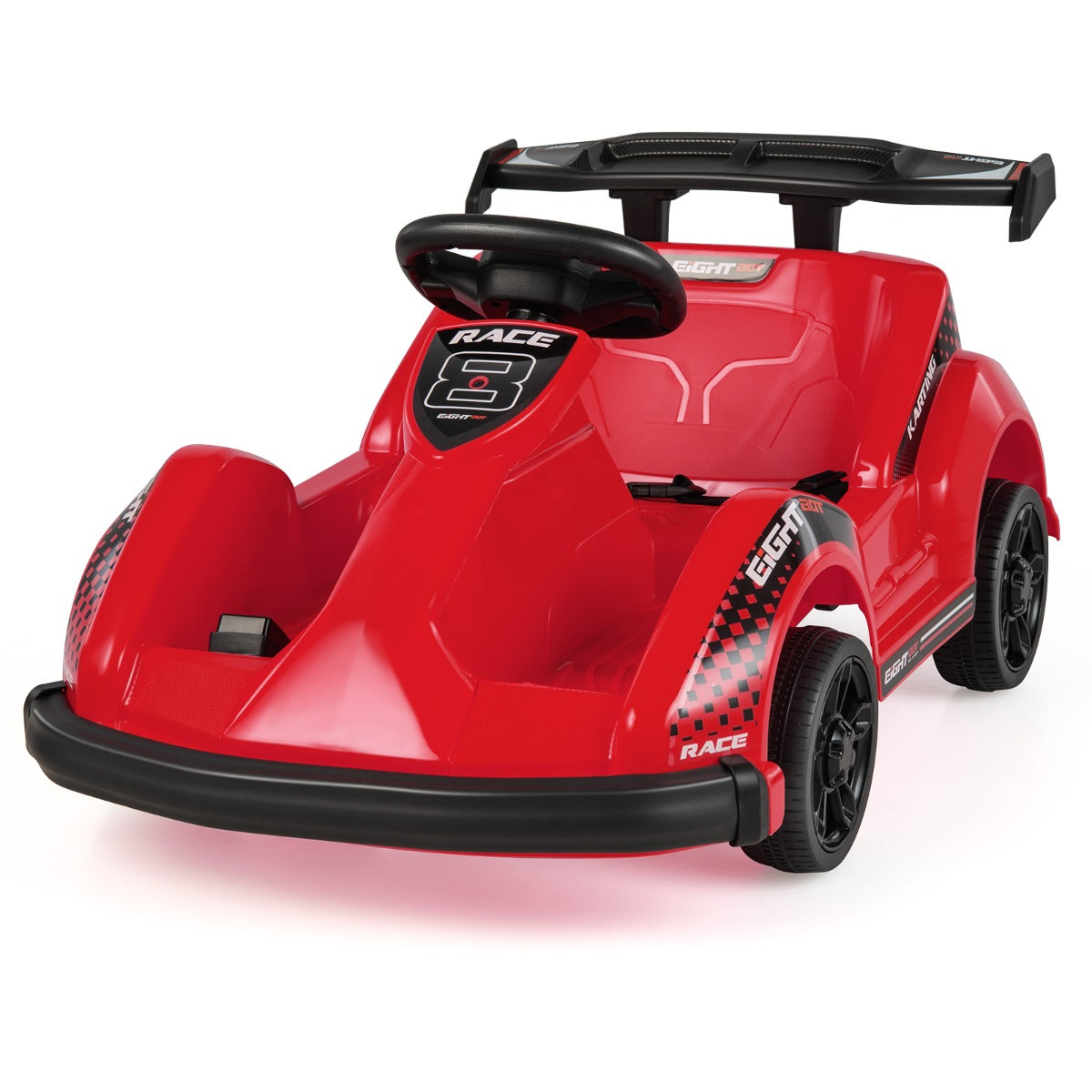 Kids Electric Go Kart with Remote Control for 3+ Years Old