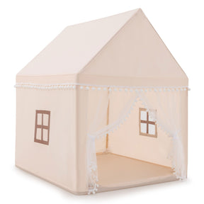 Multipurpose Kids' Playhouse Castle with Solid Wood Frame & Cotton Mat for Boys & Girls