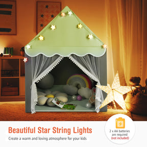 Kids Playhouse Tent with Washable Mat for Boys & Girls