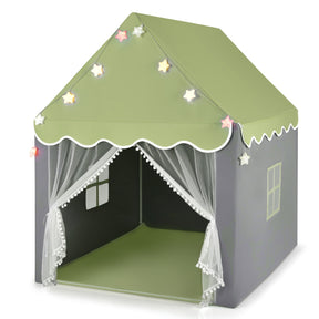 Kids Playhouse Tent with Washable Mat for Boys & Girls
