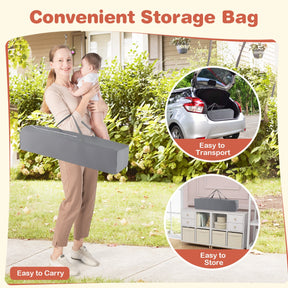 204 x 147 cm Large Baby Playpen Playard with Basketball Hoop Soccer Gates