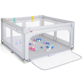 150cm x 150cm Large Baby Playpen with Zipper Gate