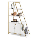 Large Cat Litter Box Enclosure with Storage 2-in-1 Hidden Cat Washroom