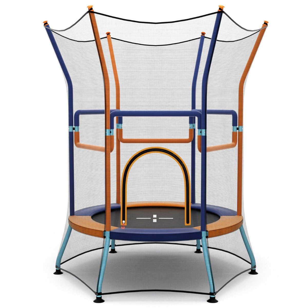 Mini Trampoline with Safety Enclosure Net