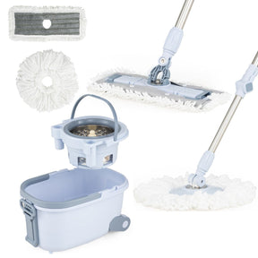 Mop and Bucket Set Hands-Free Washing