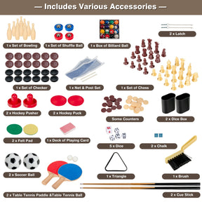 105.5 cm Multi Game Table for Game Room, Office, Bar, Club, Parties