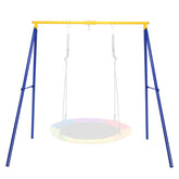 Extra Large A-Frame Steel Swing Stand with Ground Stakes for Indoor and Outdoor