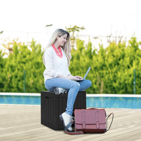 118L Deck Storage Box for Patio Tools