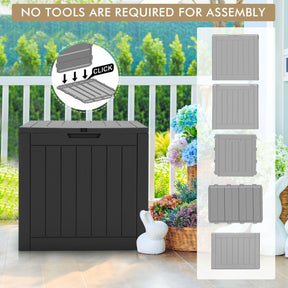 118L Deck Storage Box for Patio Tools