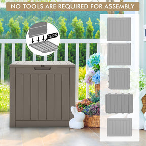 118L Deck Storage Box for Patio Tools
