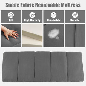 Folding Travel Camping Cot with Carry Bag Removable Mattress and Pillow