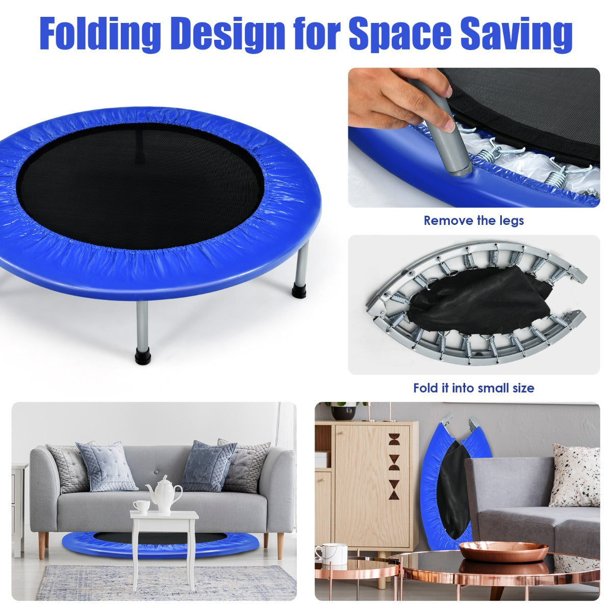 Portable Recreational Fitness Rebounder for Kids