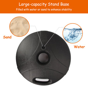 81cm-117cm Height Adjustable Punching Ball Set with Large Capacity Base