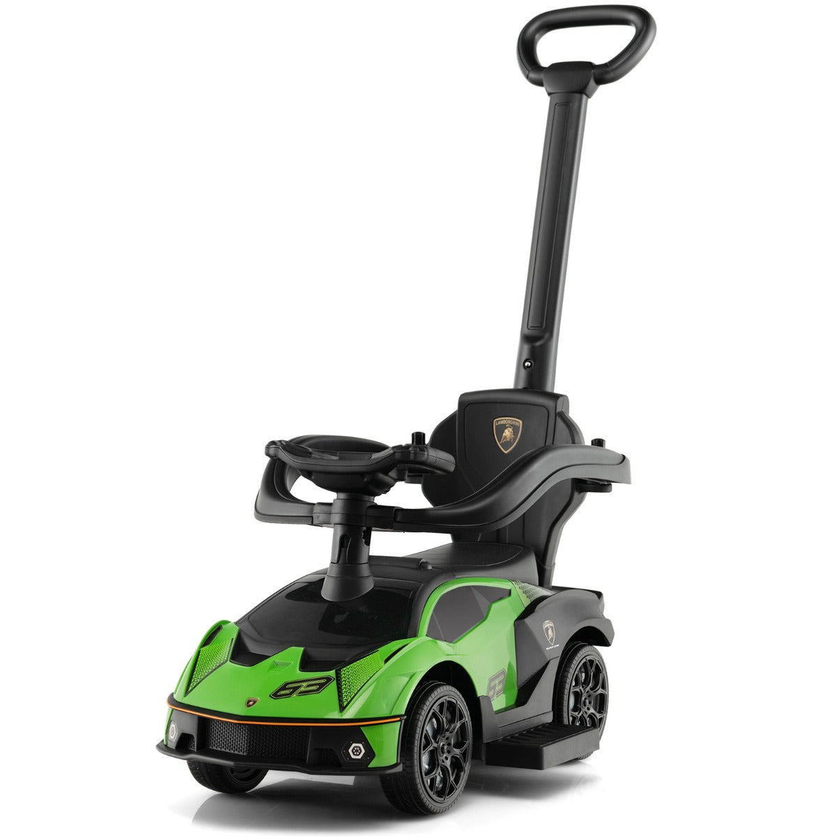 3-in-1 Licensed Lamborghini Ride on Push Car for Boys and Girls from 12 to 36 Months