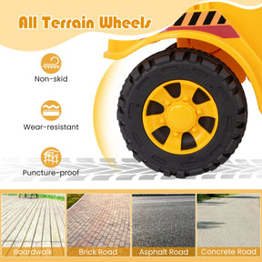 Ride on Road Roller Toddler Ride on Car with Adjustable Roller