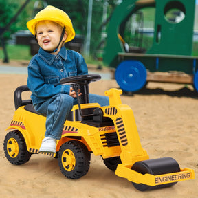 Ride on Road Roller Toddler Ride on Car with Adjustable Roller