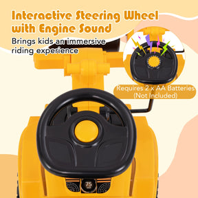 Ride on Road Roller Toddler Ride on Car with Adjustable Roller