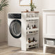 Slim Rolling Storage Cart for Kitchen Bathroom Laundry Small Places-Brown