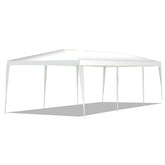 10 x 30 Feet Waterproof Gazebo Canopy Tent with Connection Stakes for Wedding Party