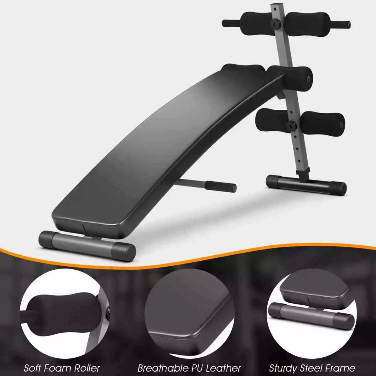 Adjustable Weight Bench Strength Training Bench for Full Body Workout Home Gym