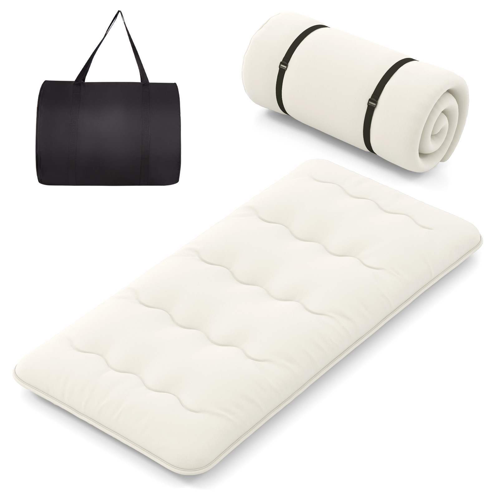 Roll up Mattress Floor Lounger Bed Foldable Tatami Mat Portable Sleeping Pad