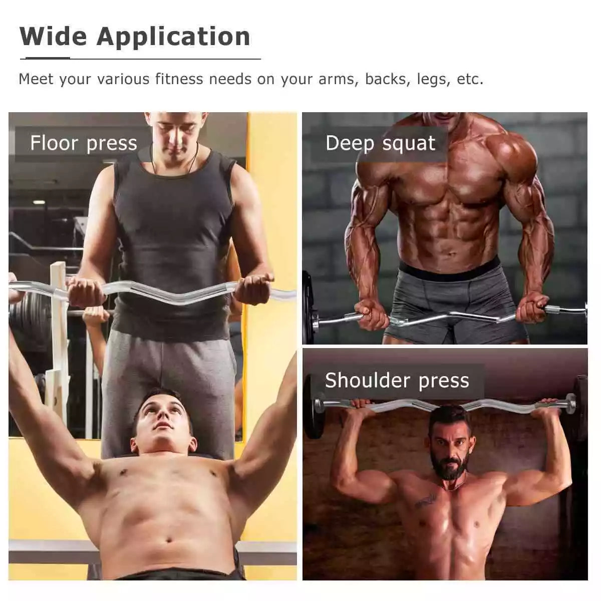 1.2m Olympic EZ Curl Weight Bar, Ideal for Biceps & Forearm Strength Training