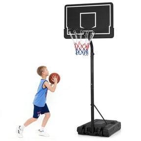 2.1-2.6m Adjustable Portable Outdoor Basketball Hoop,Kids Basketball Goal System