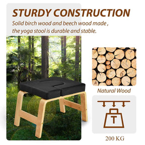 Yoga Headstand Bench, Upside Down Detachable Chair for Balance Training, Home