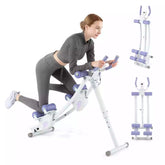 Foldable Core & Abdominal Workout Trainer w/ 4 Adjustable Heights & LCD Monitor