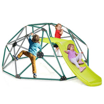 HONEY JOY 8FT Kids Climbing Dome & Play Set w/Slide Child Playground Max. 150KG